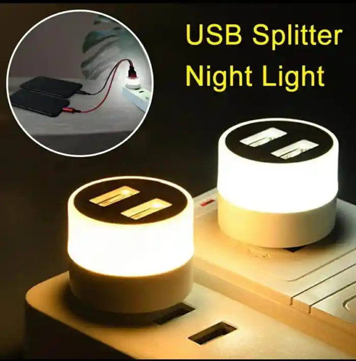 USB plug computer lamp usb mobile power charging small book led lamps eye protection reading light small round night light
